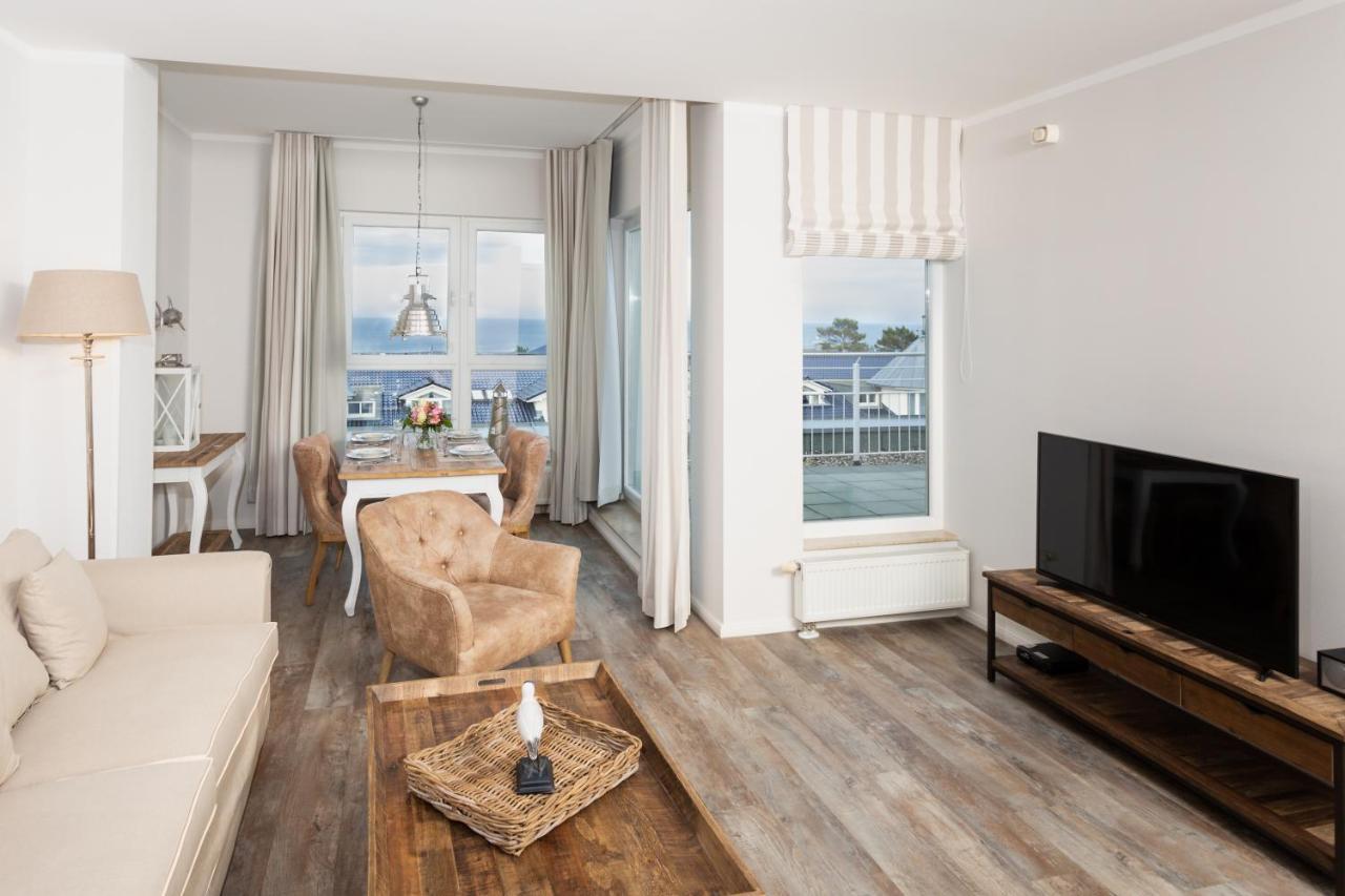 Strandnahe Fewos Mit Meerblick Und Dachterrasse, Residenz Bel Vital - Kategorie E Binz Ruang foto