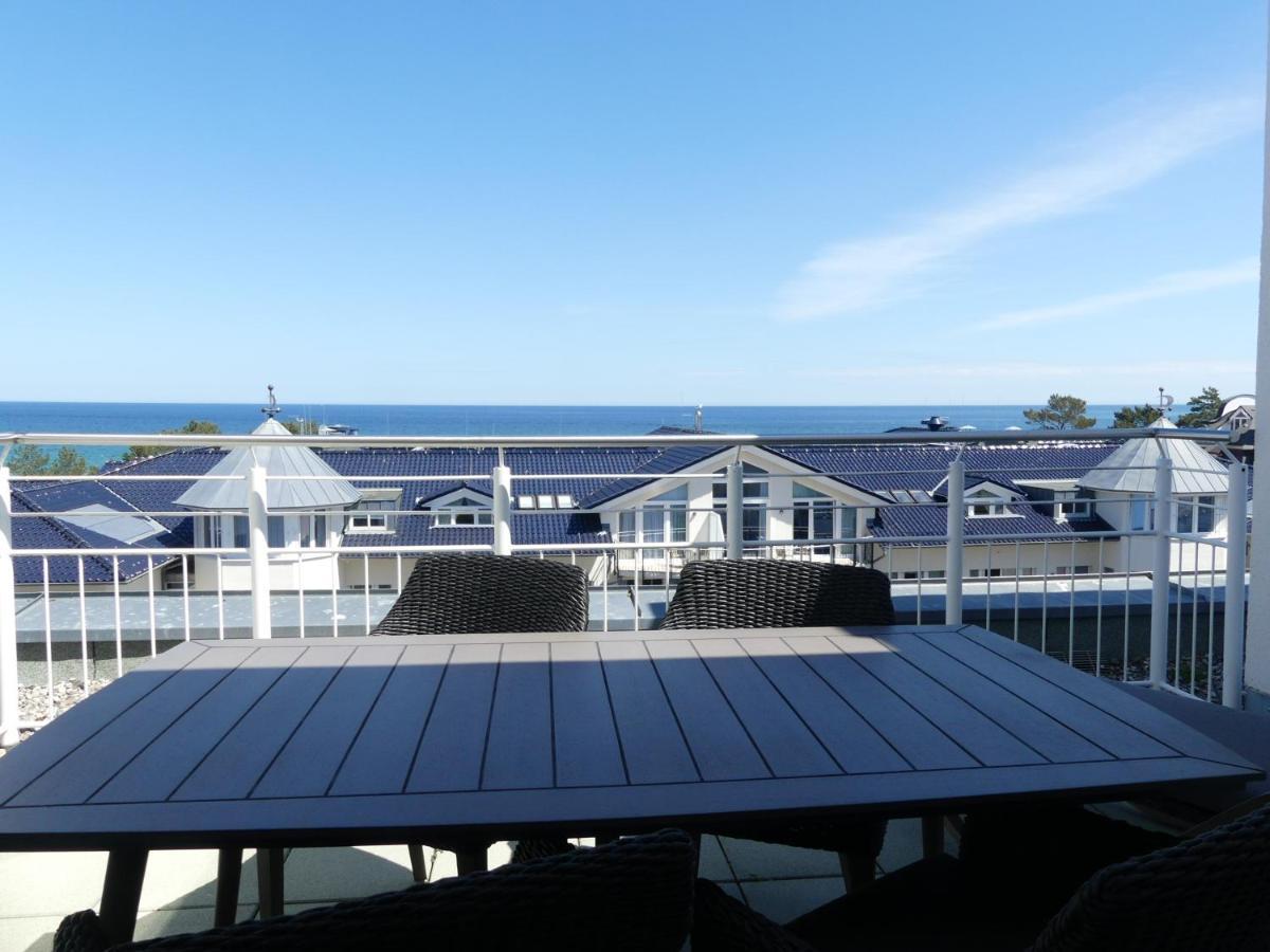 Strandnahe Fewos Mit Meerblick Und Dachterrasse, Residenz Bel Vital - Kategorie E Binz Ruang foto